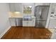 Updated kitchen, stainless steel appliances and farmhouse sink at 4616 Whispering Oaks Dr, Charlotte, NC 28213