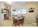 Charming kitchen with wood table and built-in shelves at 535 Tyson St, Charlotte, NC 28209