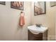 Small bathroom with sink and vanity at 5767 Dove Point Dr, Concord, NC 28025