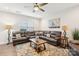 Relaxing living room with sectional sofa and coffee table at 6297 Raven Rock Dr, Denver, NC 28037