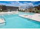 Resort-style pool with multiple areas and a fire pit at 6297 Raven Rock Dr, Denver, NC 28037