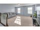 Bright bonus room featuring neutral walls and carpet at 7822 Meridale Forest Dr, Charlotte, NC 28269