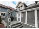 Deck with stairs and access to screened porch at 808 E Worthington Ave, Charlotte, NC 28203