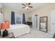 Serene bedroom with ample natural light and a full bed at 9929 Allyson Park Dr, Charlotte, NC 28277