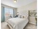 Serene bedroom with tufted headboard and soft color palette at 100 S Centurion Ln, Mount Holly, NC 28120