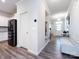 Modern kitchen with stainless steel appliances, granite countertops, and an island at 11021 Ogden Ln, Charlotte, NC 28278