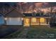 Two-story house with gray siding, stone accents, and a covered porch at 113 Brentwood Dr, Maiden, NC 28650