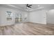 Spacious living room with hardwood floors and sliding doors to deck at 113 Brentwood Dr, Maiden, NC 28650