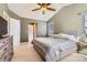 Large bedroom with vaulted ceiling, and lots of natural light at 12338 Shadow Ridge Ln, Charlotte, NC 28273