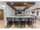 Modern bar with marble countertop and comfortable seating at 130 Cherokee Rd # 403, Charlotte, NC 28207