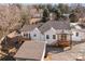 Aerial view of the house, showing backyard and deck at 1325 Bostwood Ln, Concord, NC 28025