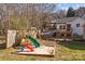 Large backyard with playground and fenced area at 1325 Bostwood Ln, Concord, NC 28025