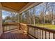 Relaxing deck with view of backyard at 1325 Bostwood Ln, Concord, NC 28025