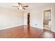 Bedroom with ensuite bathroom and walk-in closet at 14264 Maple Hollow Ln, Mint Hill, NC 28227