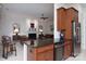 Eat-in kitchen with granite island and stainless steel appliances at 14310 Cameryn Elise Dr, Cornelius, NC 28031