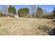 Large backyard with shed and chain link fence at 194 Bynum Rd, Lincolnton, NC 28092