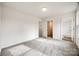 Spacious bedroom with grey carpet and an ensuite bathroom at 205 Benfield Rd, Kings Mountain, NC 28086