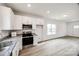 Modern kitchen with stainless steel appliances and granite at 205 Benfield Rd, Kings Mountain, NC 28086