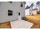 House exterior with gray siding and small patio at 207 Benfield Rd, Kings Mountain, NC 28086