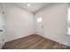 Bright foyer with hardwood floors and white walls at 207 Benfield Rd, Kings Mountain, NC 28086