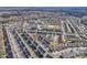 An aerial view of townhomes with well-maintained landscaping in a desirable neighborhood at 2151 Belle Vernon Ave, Charlotte, NC 28210