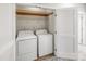 Laundry room with washer and dryer included at 2151 Belle Vernon Ave, Charlotte, NC 28210