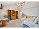 Bedroom with a daybed, shelving and a ceiling fan at 3910 6Th Nw St, Hickory, NC 28601