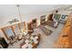 High-angle view of living and dining areas at 3910 6Th Nw St, Hickory, NC 28601