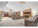 Spacious living room with high ceiling, fireplace, and dining area view at 3910 6Th Nw St, Hickory, NC 28601