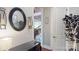 Bright entryway with a staircase and decorative mirror at 407 Blue Bay Ct, York, SC 29745