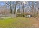 Large backyard with detached shed and fenced area at 4618 New Town Rd, Waxhaw, NC 28173