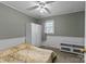 Bedroom with double bed, white wardrobe, and ceiling fan at 4618 New Town Rd, Waxhaw, NC 28173