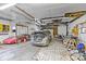 Spacious garage with ample storage; ideal for car enthusiasts and hobbyists at 4618 New Town Rd, Waxhaw, NC 28173