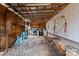 Unfinished garage with concrete floor and ample space at 4618 New Town Rd, Waxhaw, NC 28173