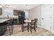 Kitchen with an island and a small dining area at 521 Summer Creek Dr, Stanley, NC 28164