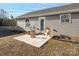 Private patio with seating area, perfect for relaxing at 521 Summer Creek Dr, Stanley, NC 28164