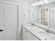 Bathroom with double vanity, granite countertop, and mirrored medicine cabinet at 6000 Bickett Ridge Dr, Monroe, NC 28110