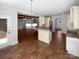 Eat-in kitchen with island and granite countertops at 6000 Bickett Ridge Dr, Monroe, NC 28110