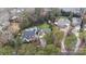 Aerial view of house and neighborhood, showing surrounding homes at 6030 Sharon Hills Rd, Charlotte, NC 28210