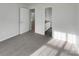 Simple bedroom with carpet and access to bathroom at 811 Reigate Rd, Charlotte, NC 28262