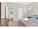 Bedroom with direct access to a full bathroom at 9131 Nw Harwen Ne Ln # 32, Charlotte, NC 28215