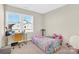 bedroom with twin bed, desk, and whimsical decor at 9131 Nw Harwen Ne Ln # 32, Charlotte, NC 28215