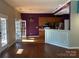 Kitchen with wood cabinets and breakfast bar at 1004 Rosewater Ln, Indian Trail, NC 28079