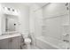 Clean bathroom with bathtub, shower, and vanity at 11043 Lawyers Rd # 32, Mint Hill, NC 28227