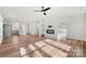 Spacious living area with hardwood floors and open concept design at 11043 Lawyers Rd, Mint Hill, NC 28227