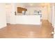 Combined kitchen and dining area with hardwood floors at 1105 Mount Olivet Rd, Kannapolis, NC 28083