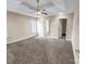 Large main bedroom with ceiling fan and carpet at 1107 Phifer Rd, Kings Mountain, NC 28086