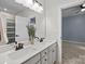 Bathroom featuring double vanity with white counters at 1112 Augustus Beamon Dr, Indian Trail, NC 28079