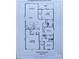 Blueprint floor plan of a home at 1112 Augustus Beamon Dr, Indian Trail, NC 28079