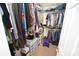 Walk-in closet with ample shelving and hanging space at 11646 Rabbit Ridge Rd, Charlotte, NC 28270